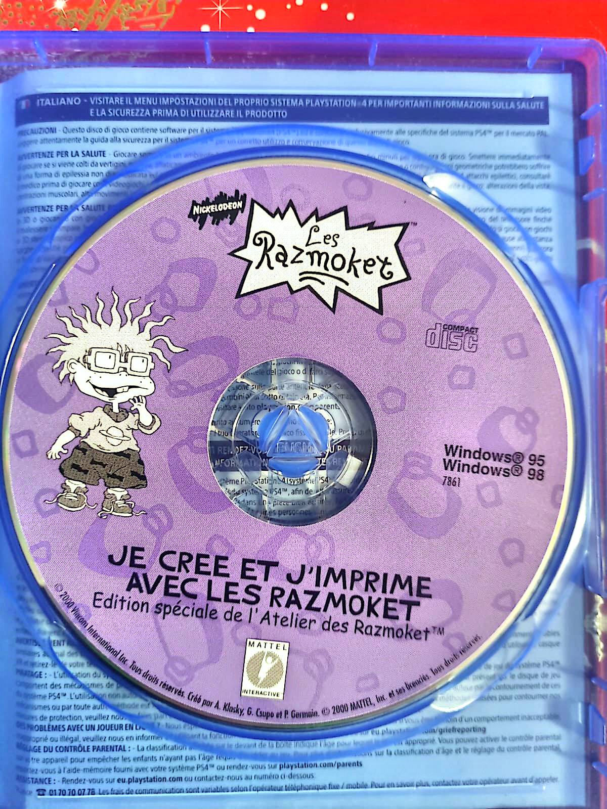 Je crée et j’imprime avec les Razmoket – PC – CD seul sans boîtier – Logiciel enfants jeu pc
