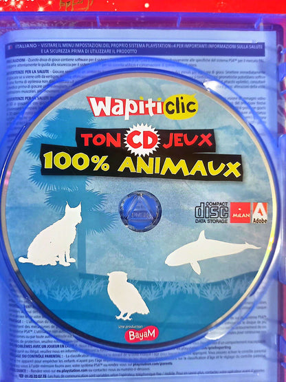 Wapiti Clic – Ton CD Jeux 100% Animaux – PC – CD seul sans boîtier jeu pc