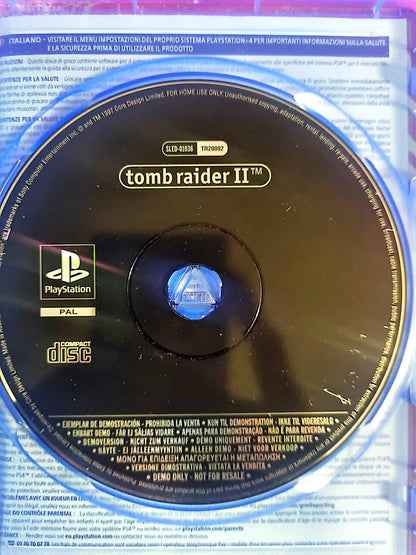 Tomb Raider II – PlayStation – CD démo seul sans boîtier – Action Aventure jeu playstation