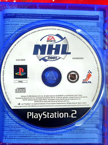 NHL 2001 – PS2 – CD seul sans boîtier – Jeu de hockey sur glace jeu ps2