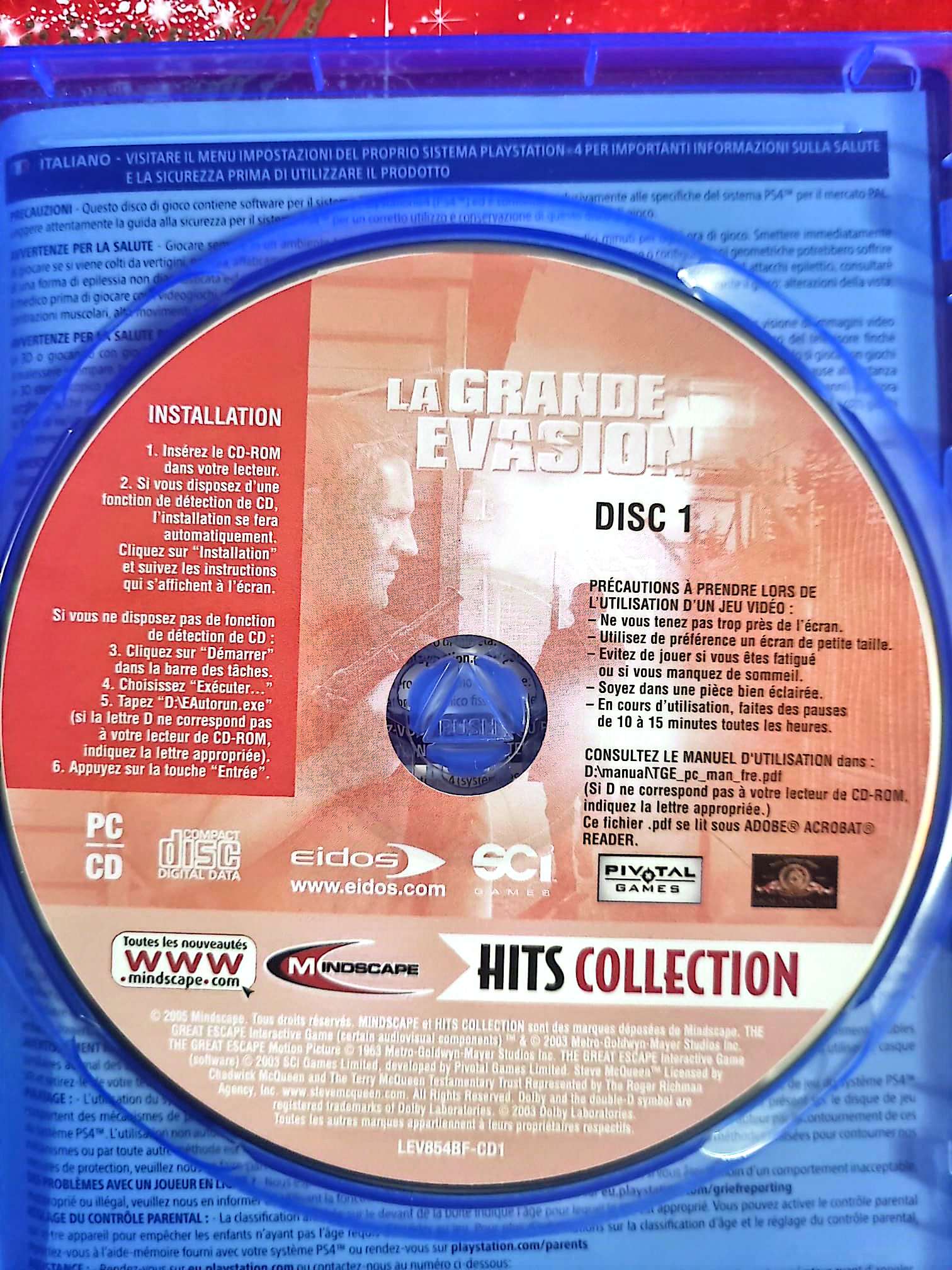 La Grande Évasion – PC – CD seul sans boîtier – Jeu d’action jeu pc