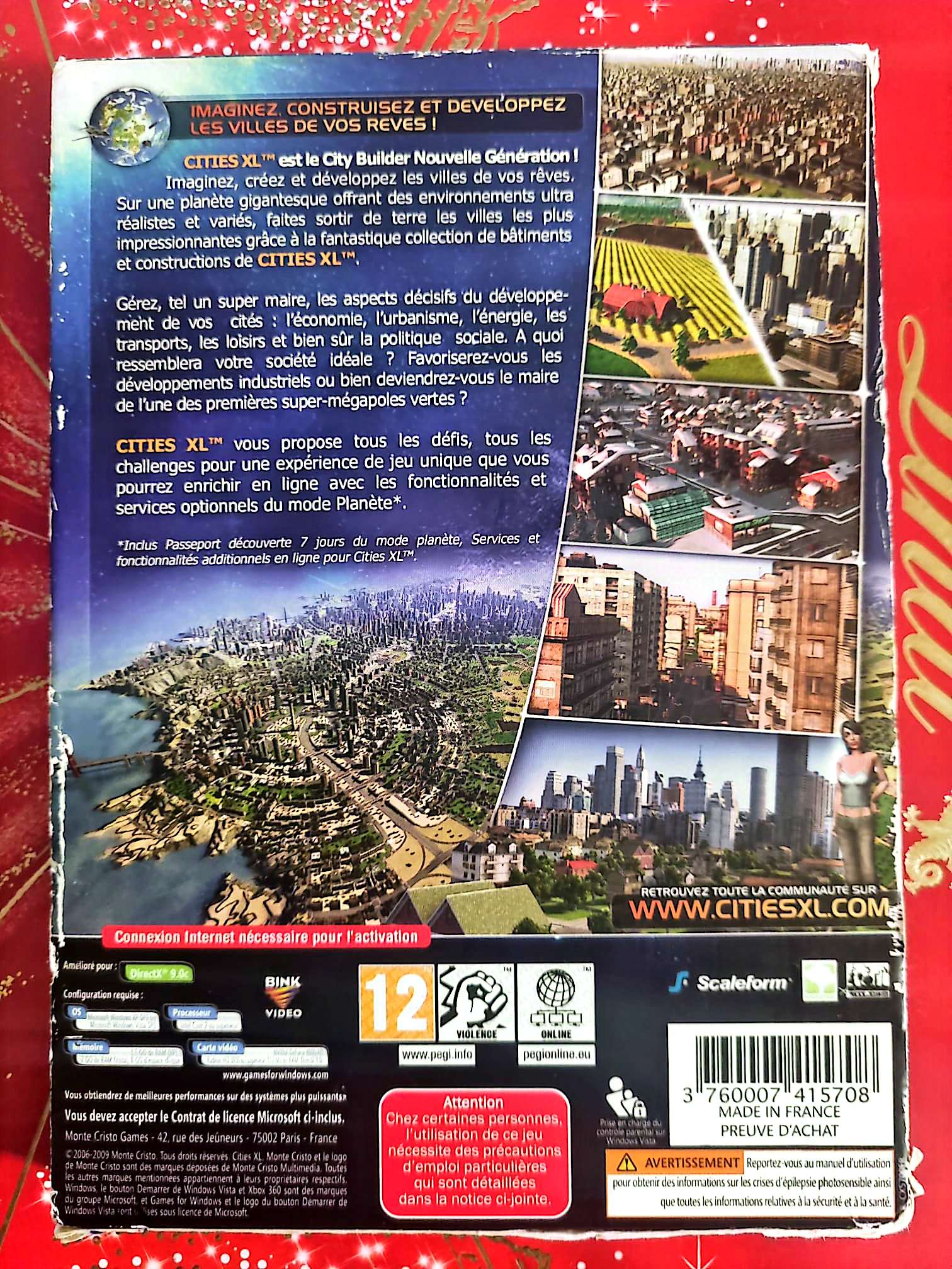 Cities XL – Jeu PC DVD-ROM – Simulation de construction de villes – PEGI 12 jeu pc