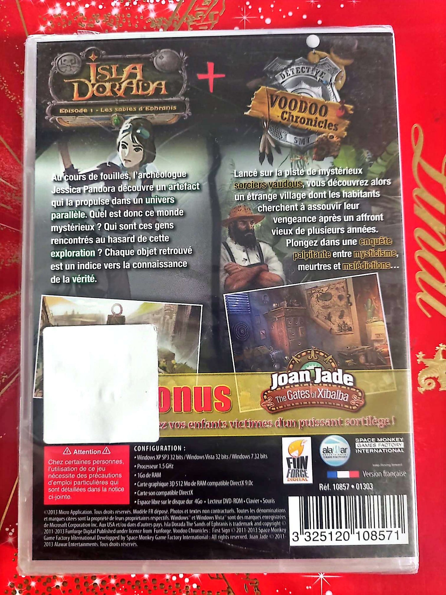 Isia DORADA + Voodoo Chronicles – Jeu PC DVD-ROM – Objets cachés jeu pc