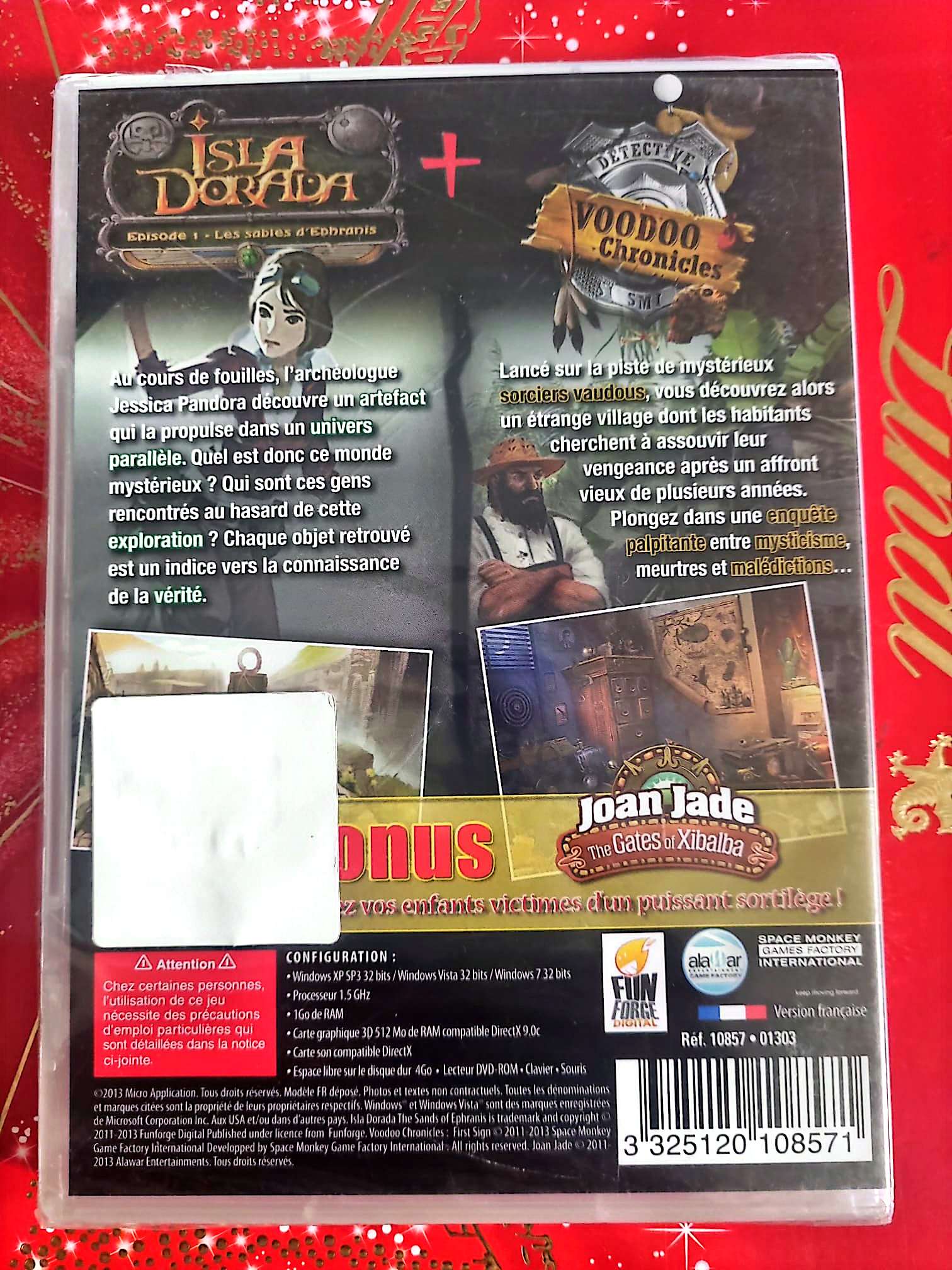 Isia DORADA + Voodoo Chronicles – Jeu PC DVD-ROM – Objets cachés jeu pc