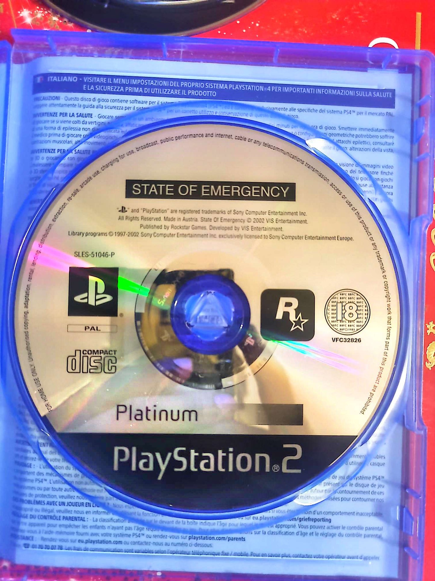 State of Emergency – PS2 – CD seul sans boîtier – Action jeu ps2