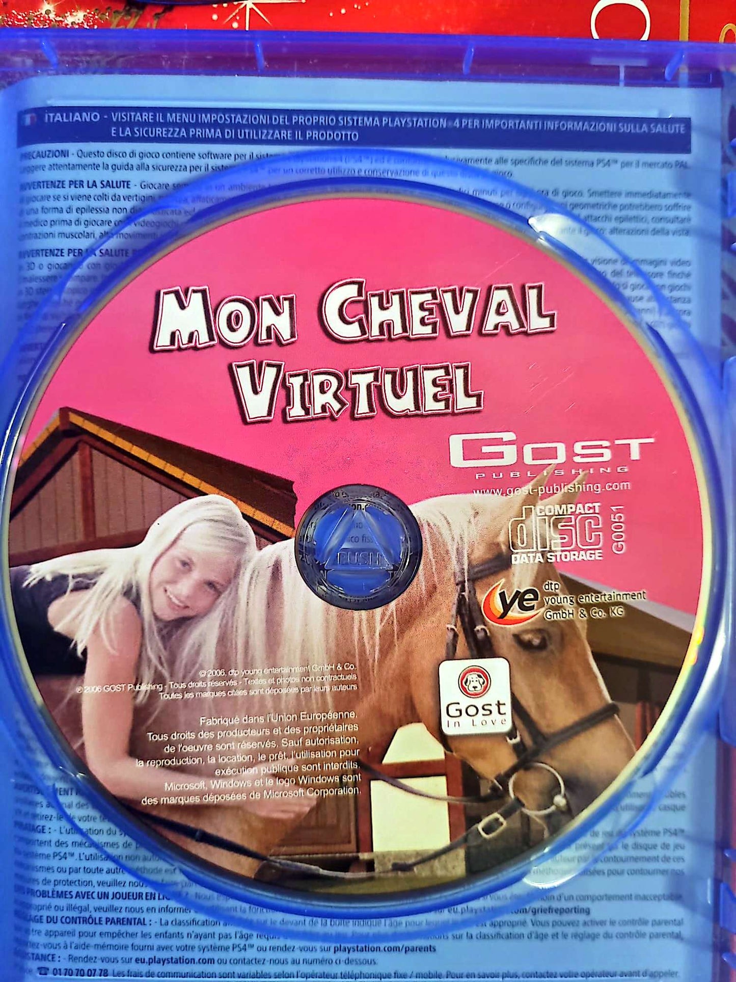 Mon Cheval Virtuel – PC – CD seul sans boîtier – Simulation équestre jeu pc