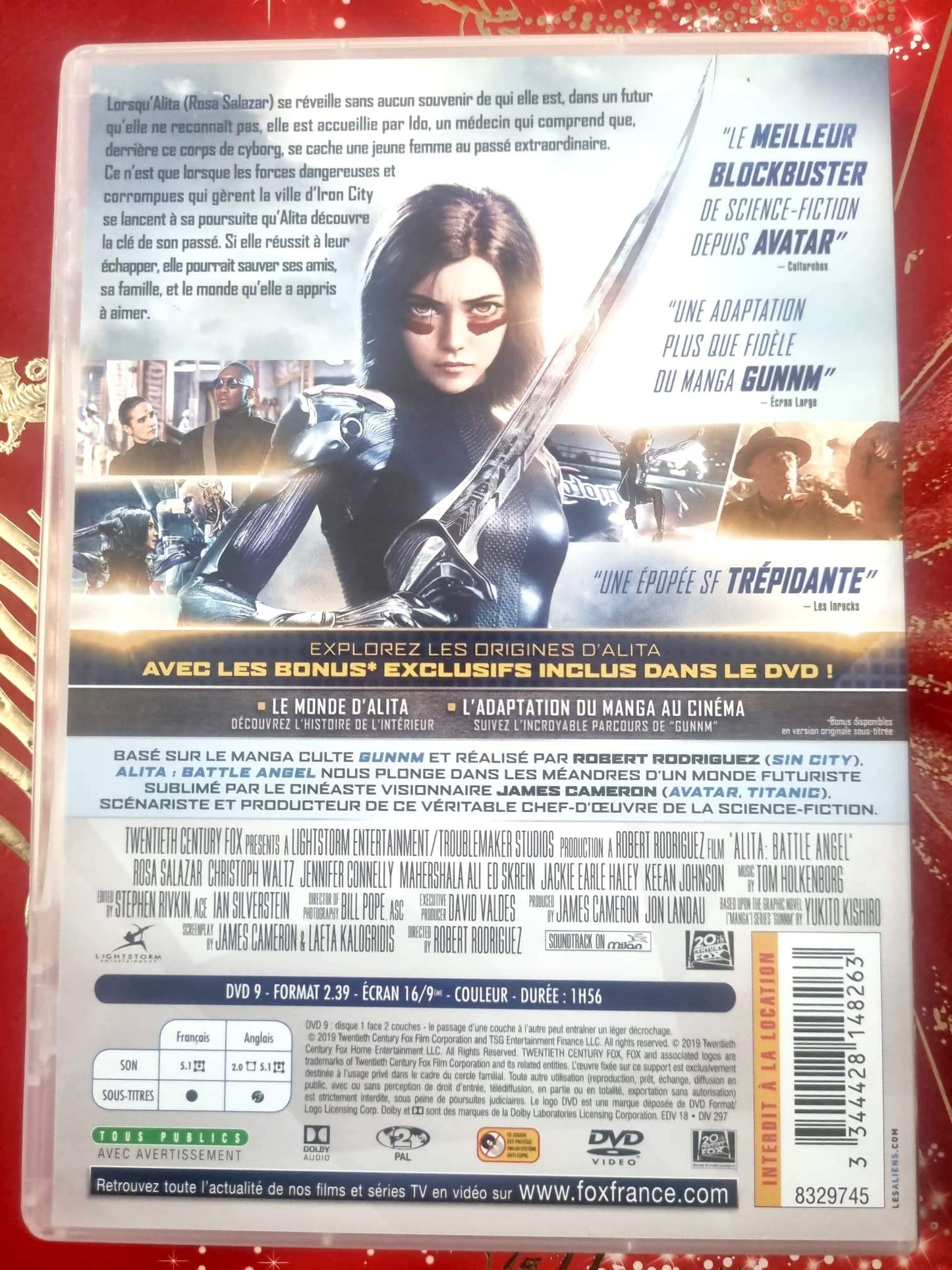 Alita Battle Angel DVD – Film Science-Fiction – Version Française – Zone 2 PAL