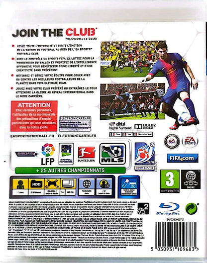 FIFA 13 – PS3 – Jeu Football – EA Sports – Messi & Benzema – Version Française