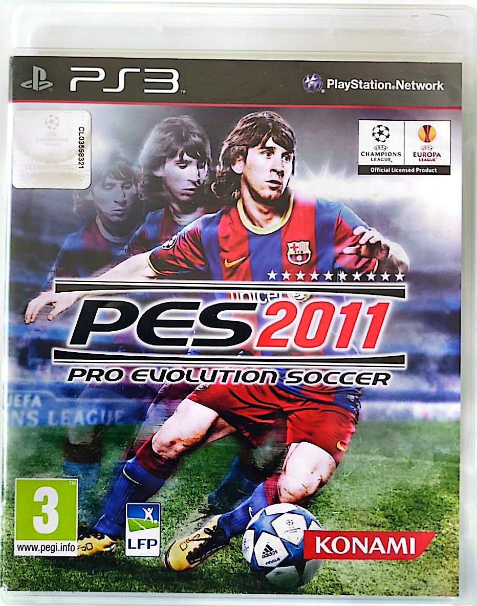 PES 2011 Pro Evolution Soccer PS3 PlayStation 3 Jeu Vidéo Football UEFA Champions League Europa League Version Française
