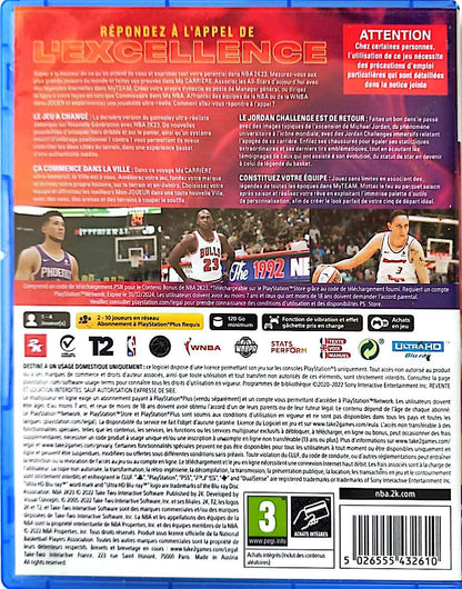 NBA 2K23 – PS5 – NBA 与 WNBA 篮球 – 乔丹挑战 – 2K Sports – 法语版