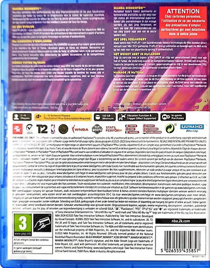 NBA 2K24 Kobe Bryant Edition – PS5 – NBA & WNBA Basketball – 2K Sports – French Version