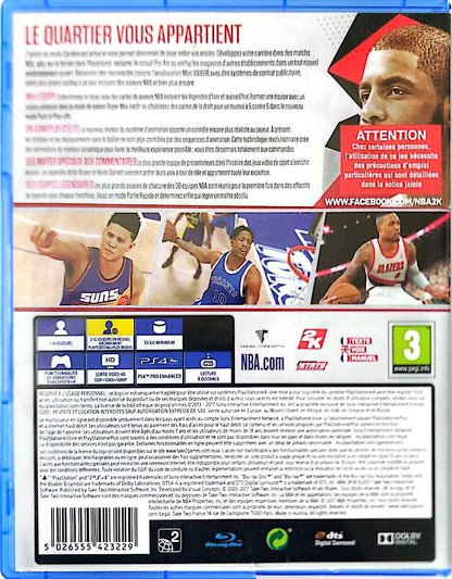 NBA 2K18 – PS4 – Basketball – 2K Sports – Kyrie Irving – Version Française