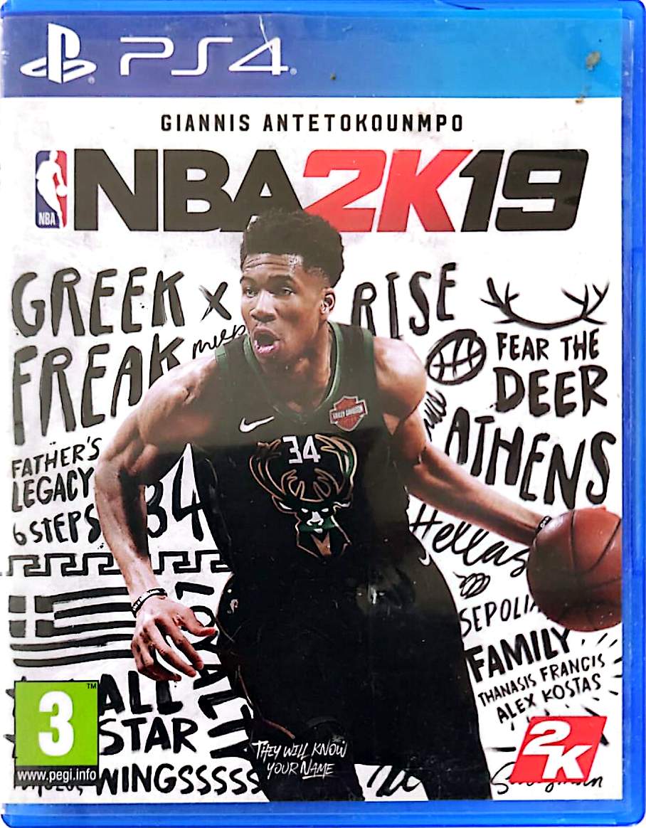 NBA 2K19 PS4 PlayStation 4 Jeu Vidéo Basketball NBA MyCareer MyTeam Giannis Antetokounmpo Version Française