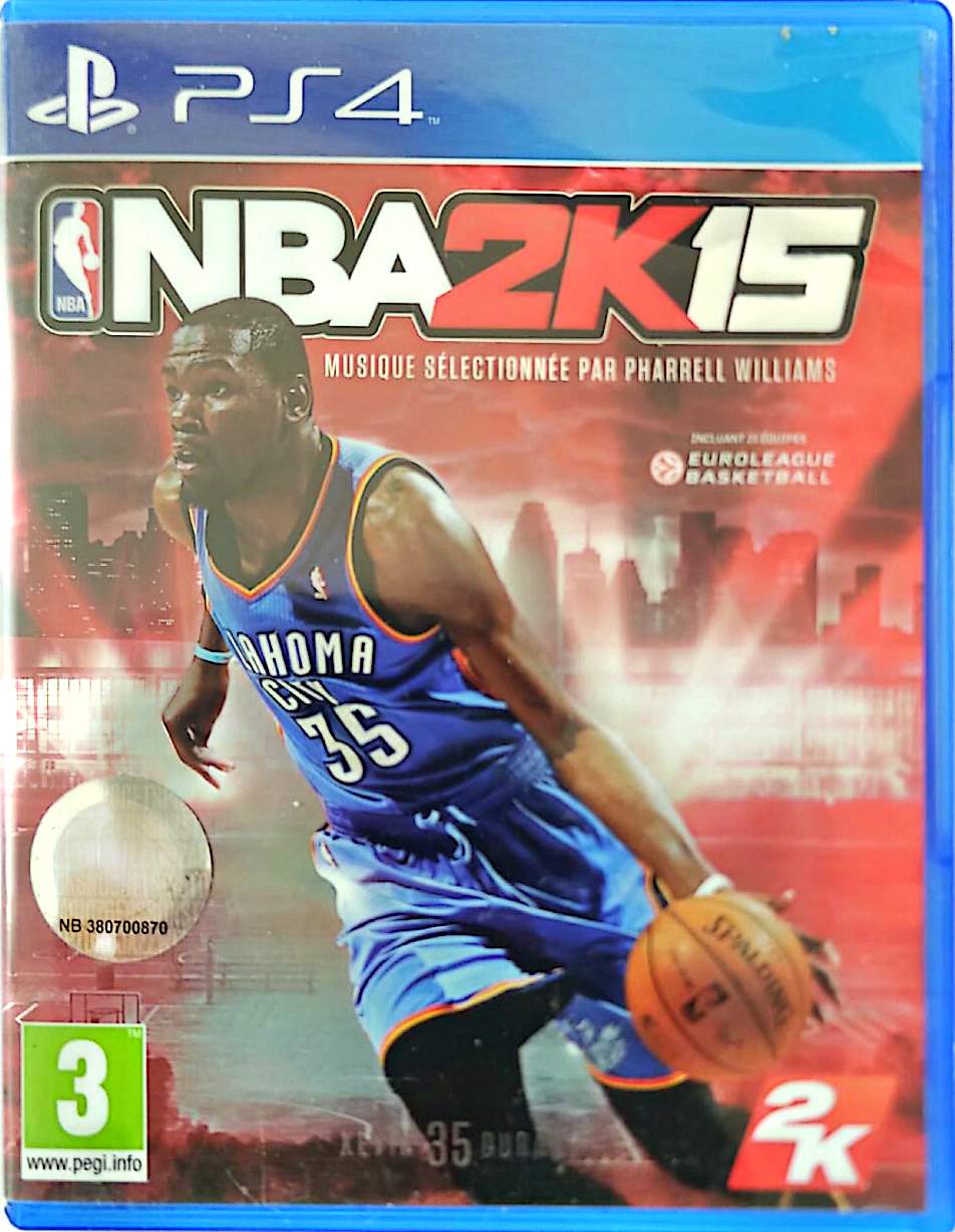 NBA 2K15 PS4 PlayStation 4 Jeu Vidéo Basketball Officiel NBA & Euroleague – Version Française