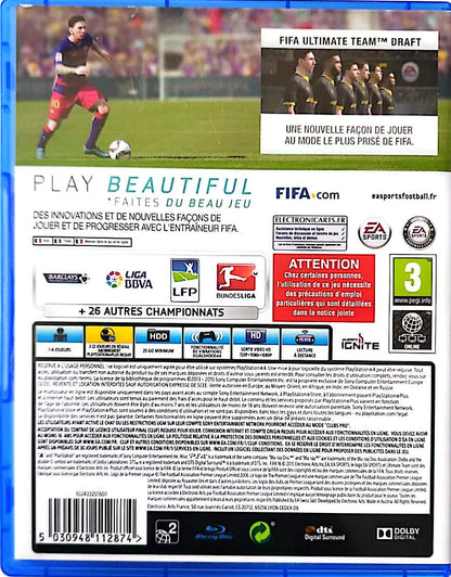 FIFA 16 – PS4 – Football Game – EA Sports – Ultimate Team Draft – French Version