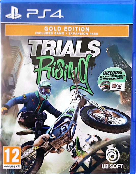 Trials Rising Gold Edition – PS4 – Jeu Moto Cascade – Ubisoft – Expansion Pass Inclus – Version Française