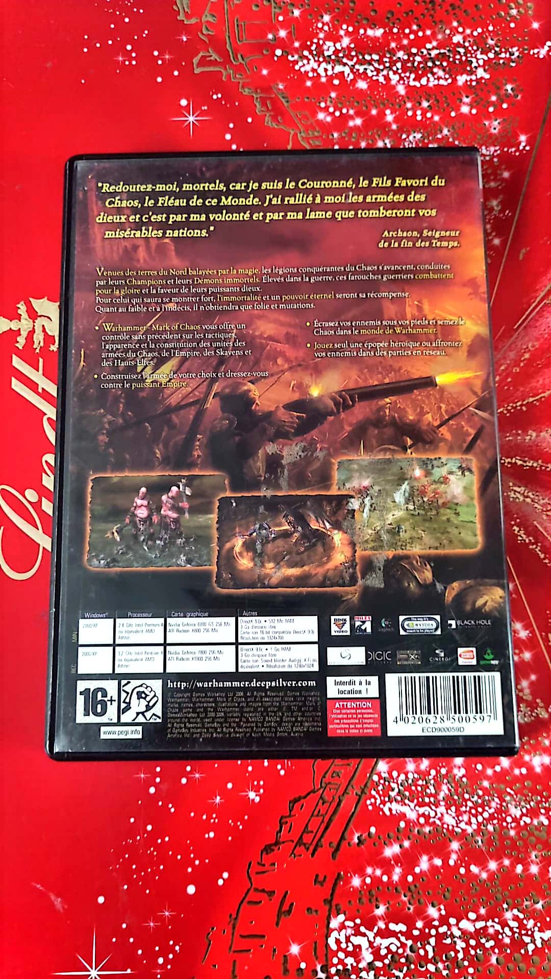 Jeu vidéo PC : Warhammer mark of chaos