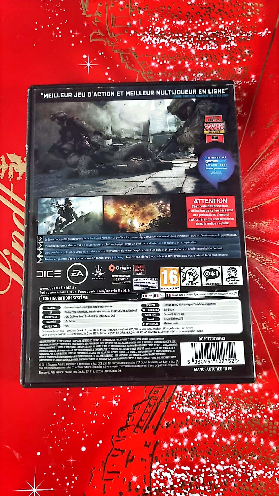 Jeu vidéo PC : Battlefield 3