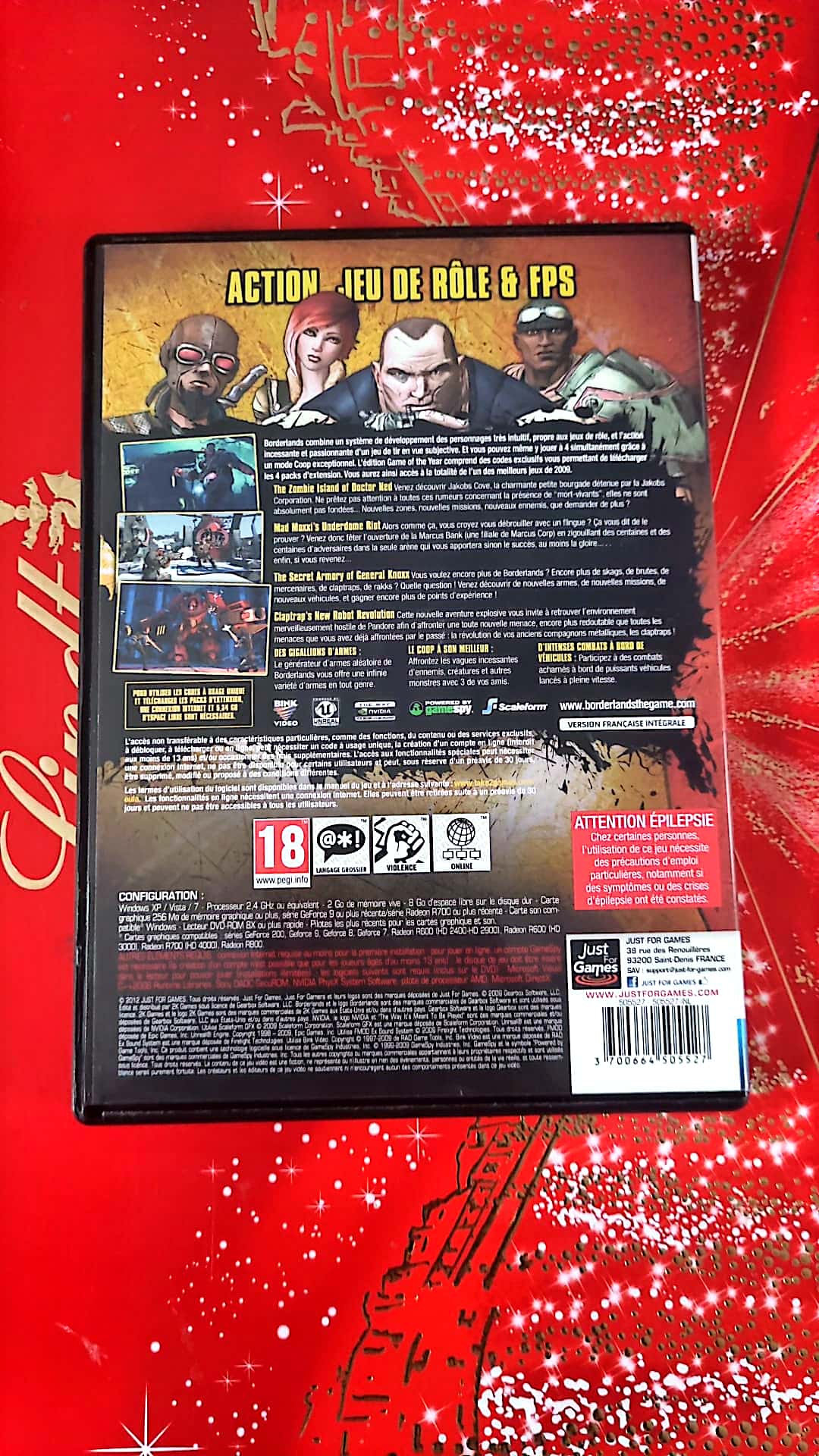 Jeu vidéo PC : borderlands edition game of the year