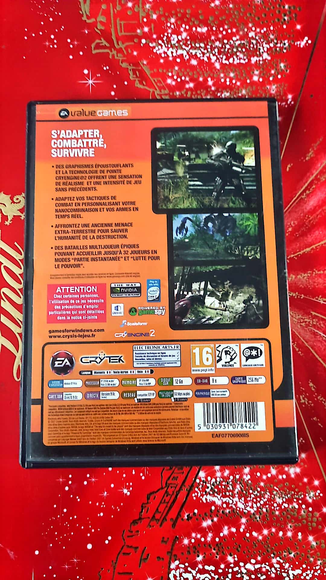 Jeu vidéo PC : crysis