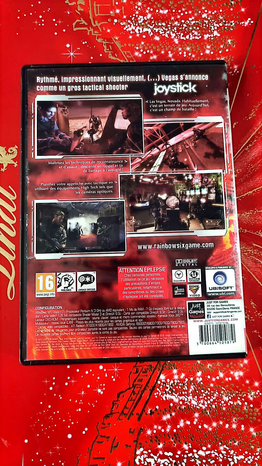 Jeu vidéo PC : Tom clancy's rainbow Six Vegas