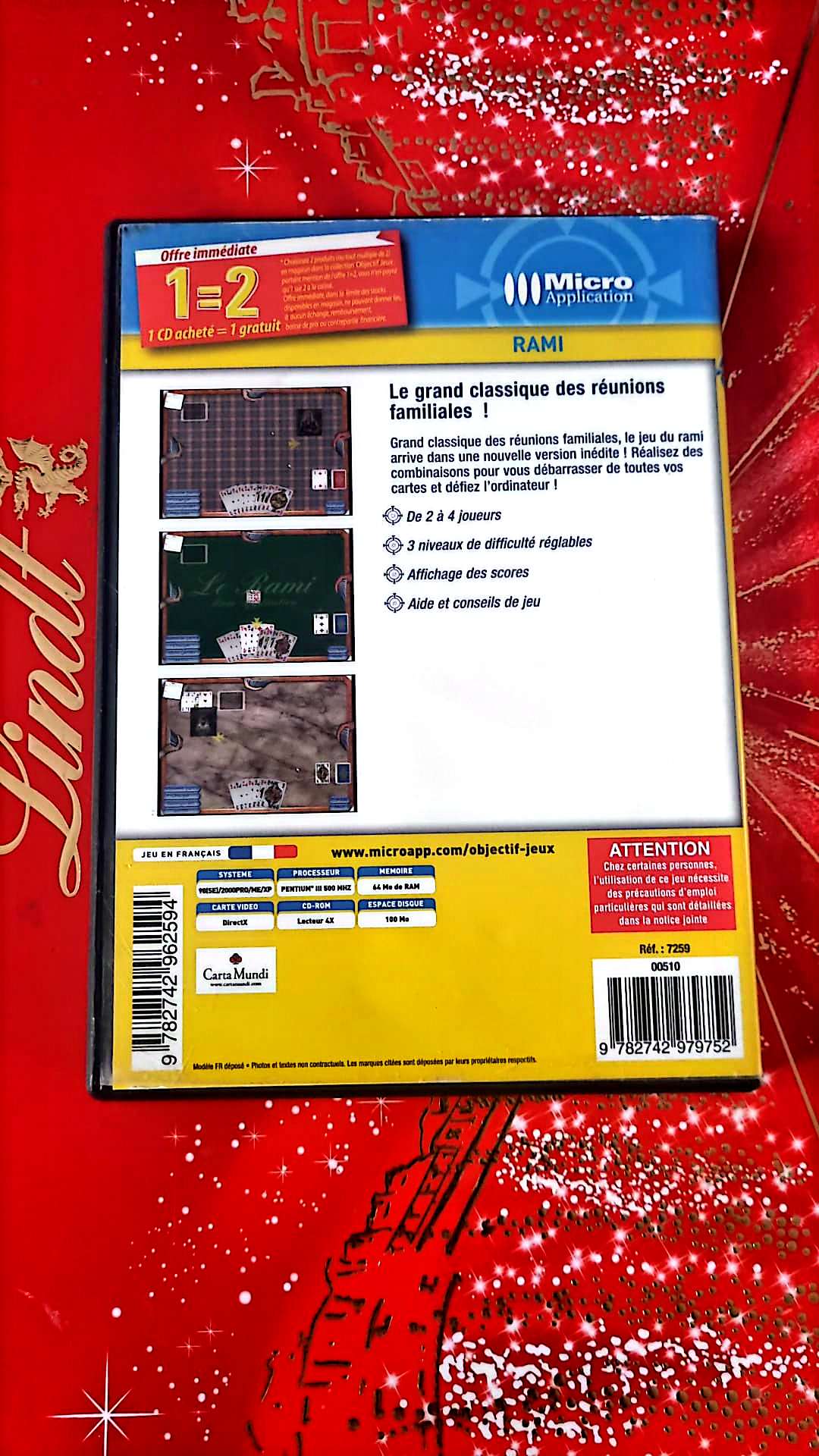 Jeu vidéo PC : objectif jeux Rami