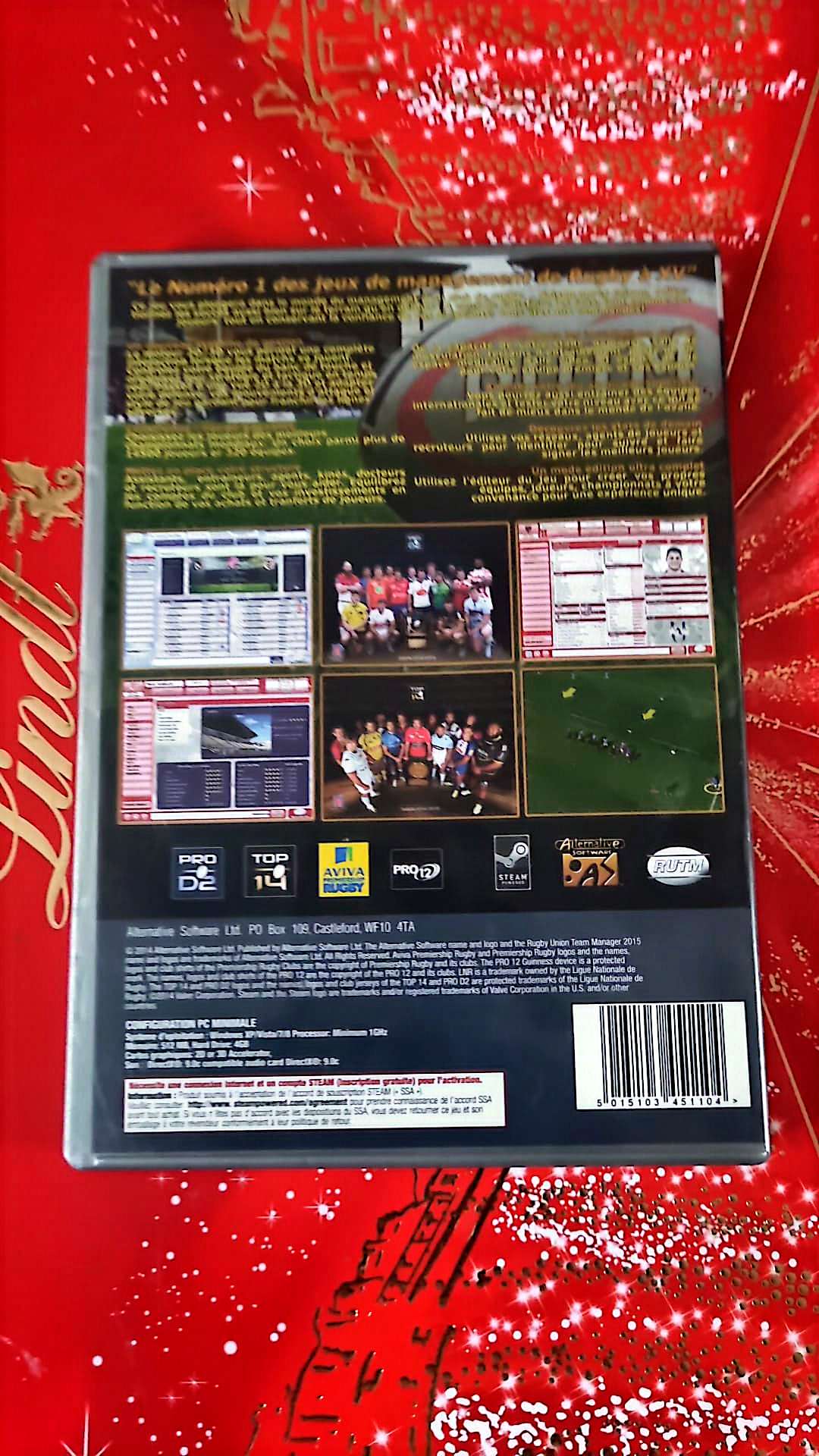 Jeu vidéo PC : Rugby Union Team manager 2015