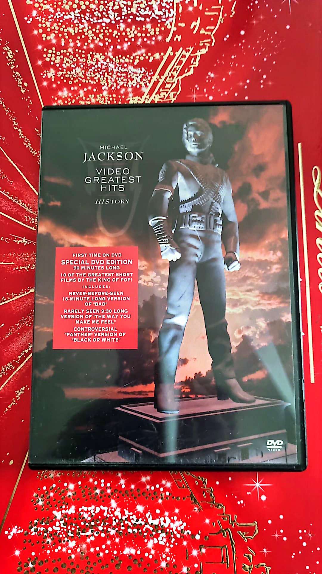 DVD michael jackson video greatest hits history