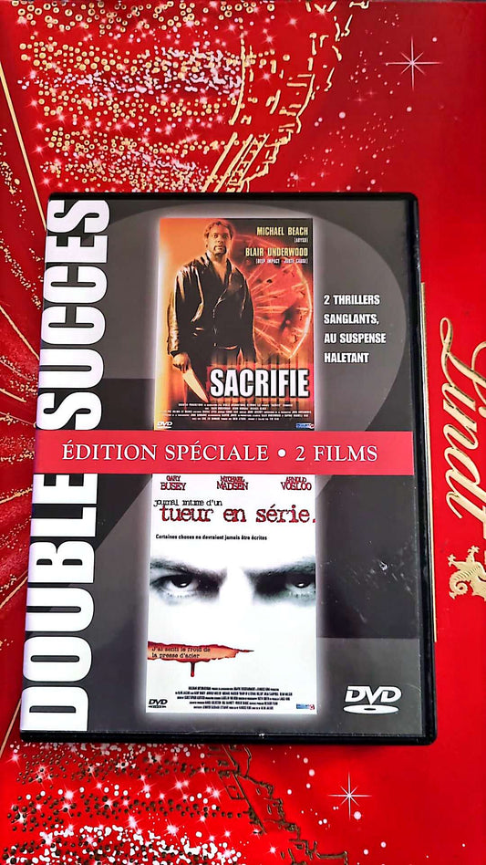 DVD Double Film Thriller – Sacrifié / Journal intime d’un tueur en série
