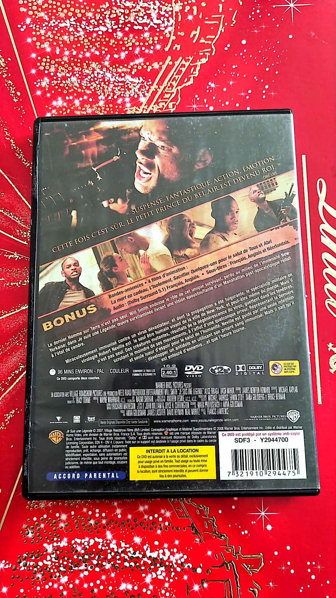 DVD je suis une légende