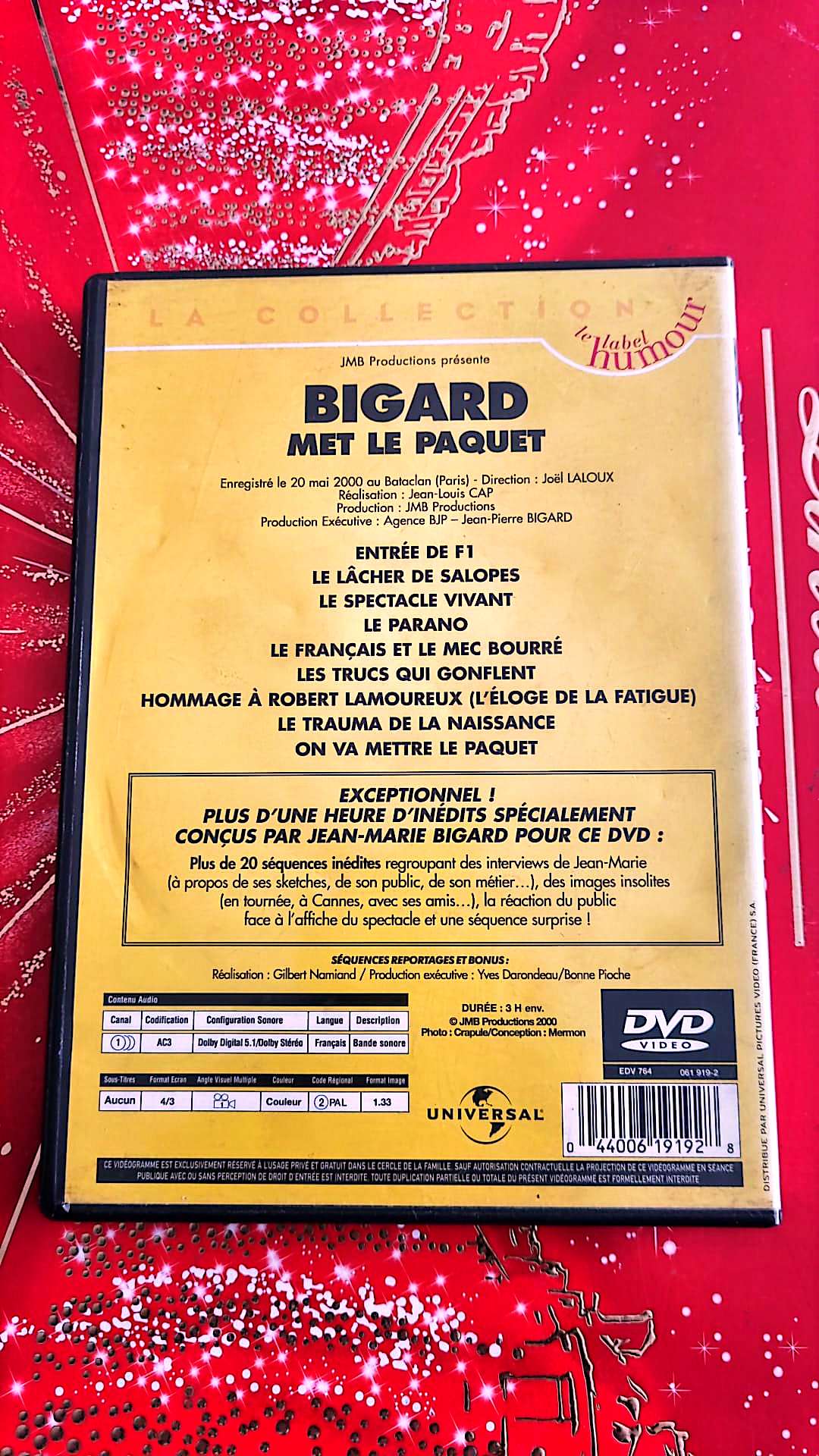 DVD Bigard Met le paquet