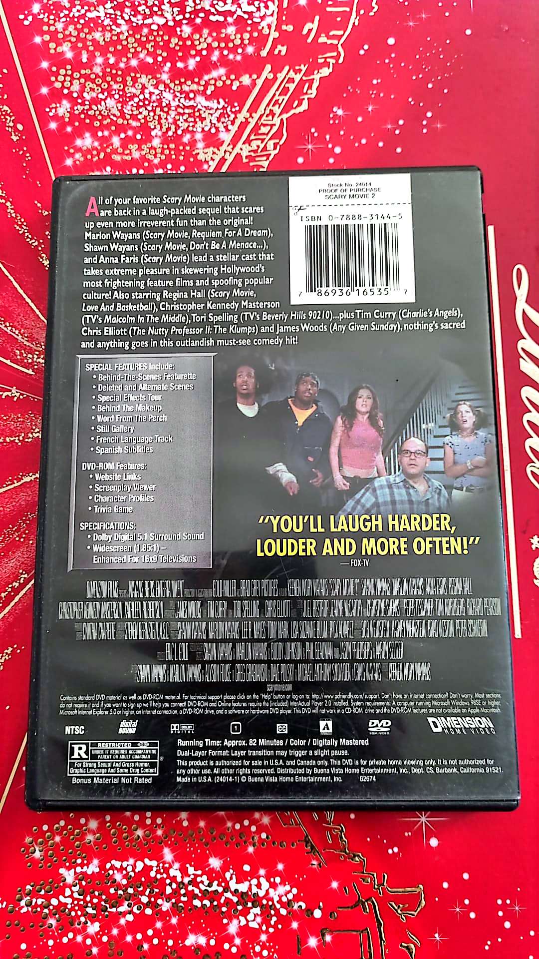 DVD scary movie 2