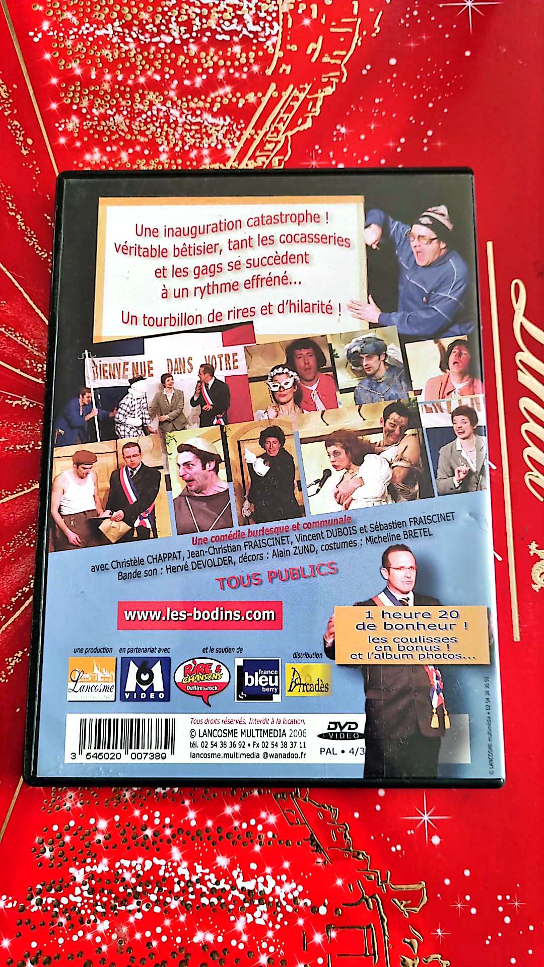 DVD les bodin's l'inauguration de la salle des fete