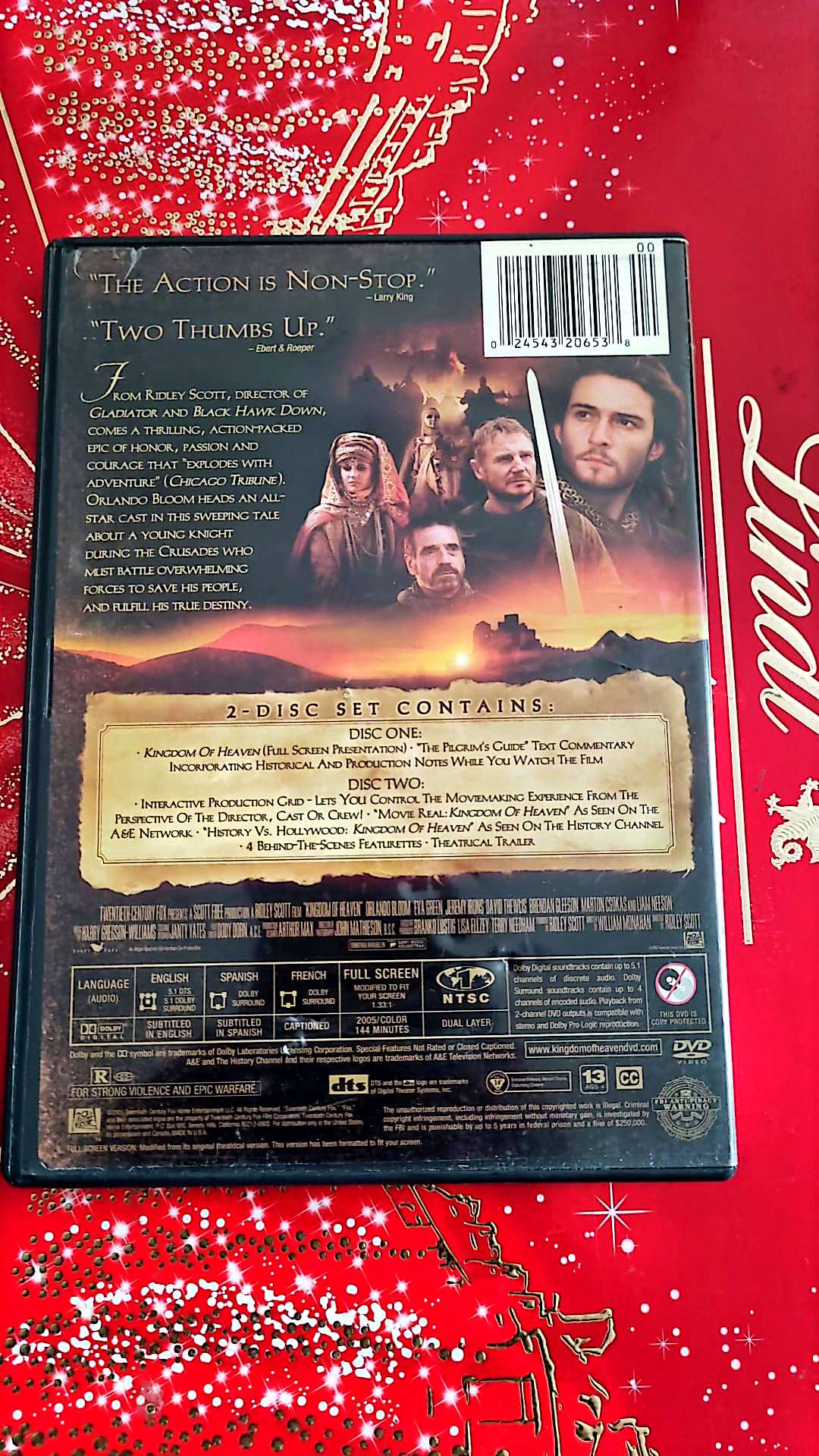 DVD kingdom of heaven film complet en français