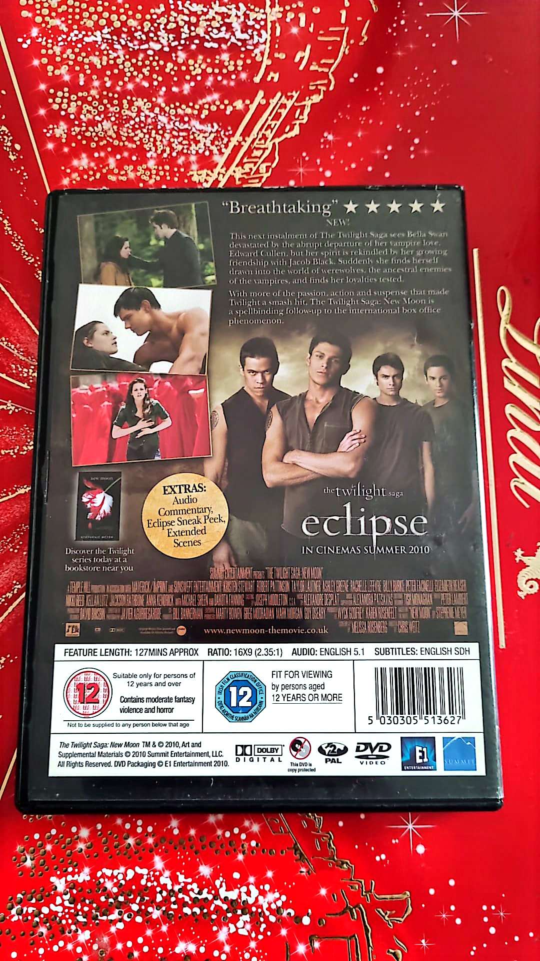 DVD the twilight saga new moon