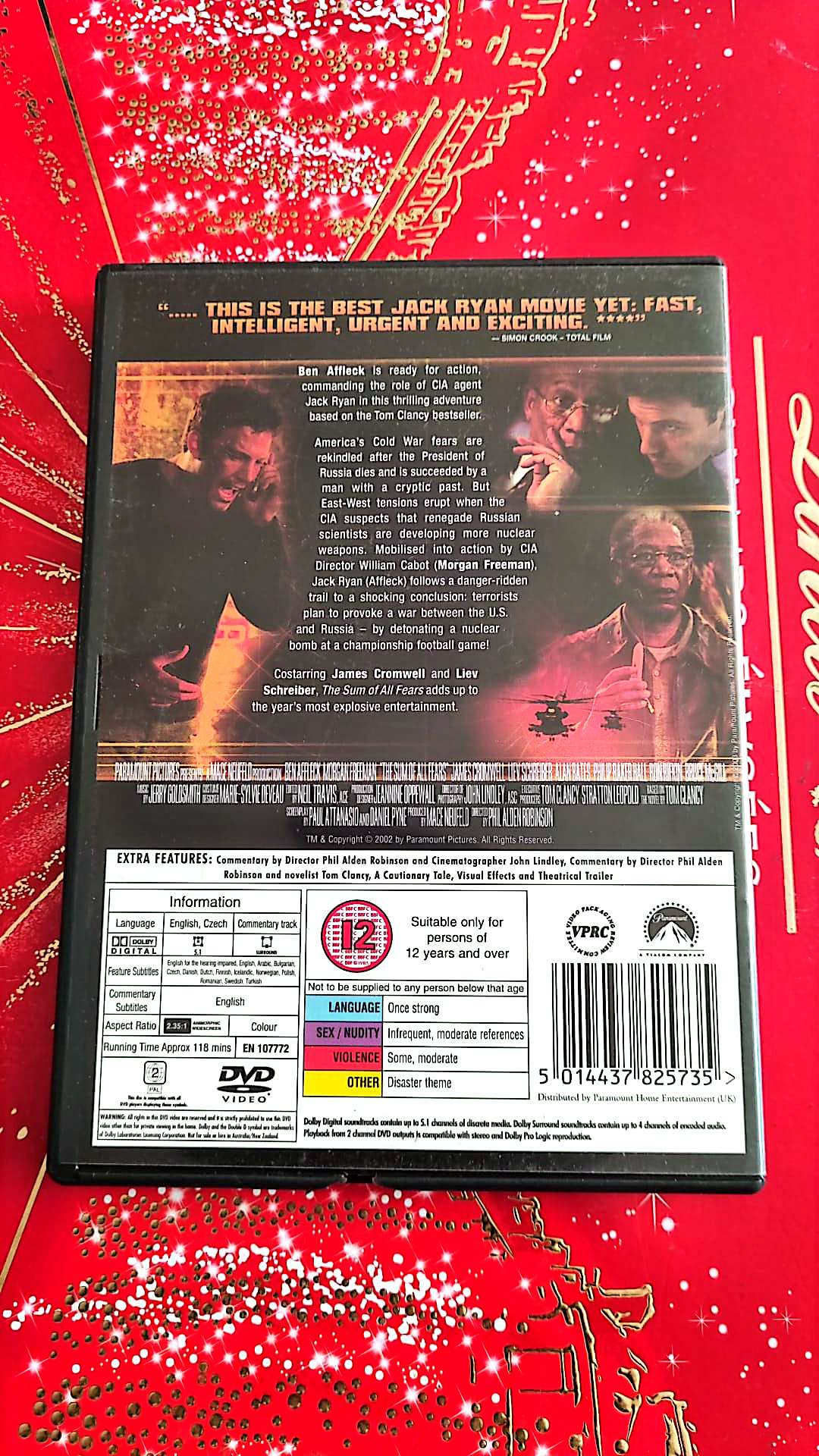 DVD the sum of all fears