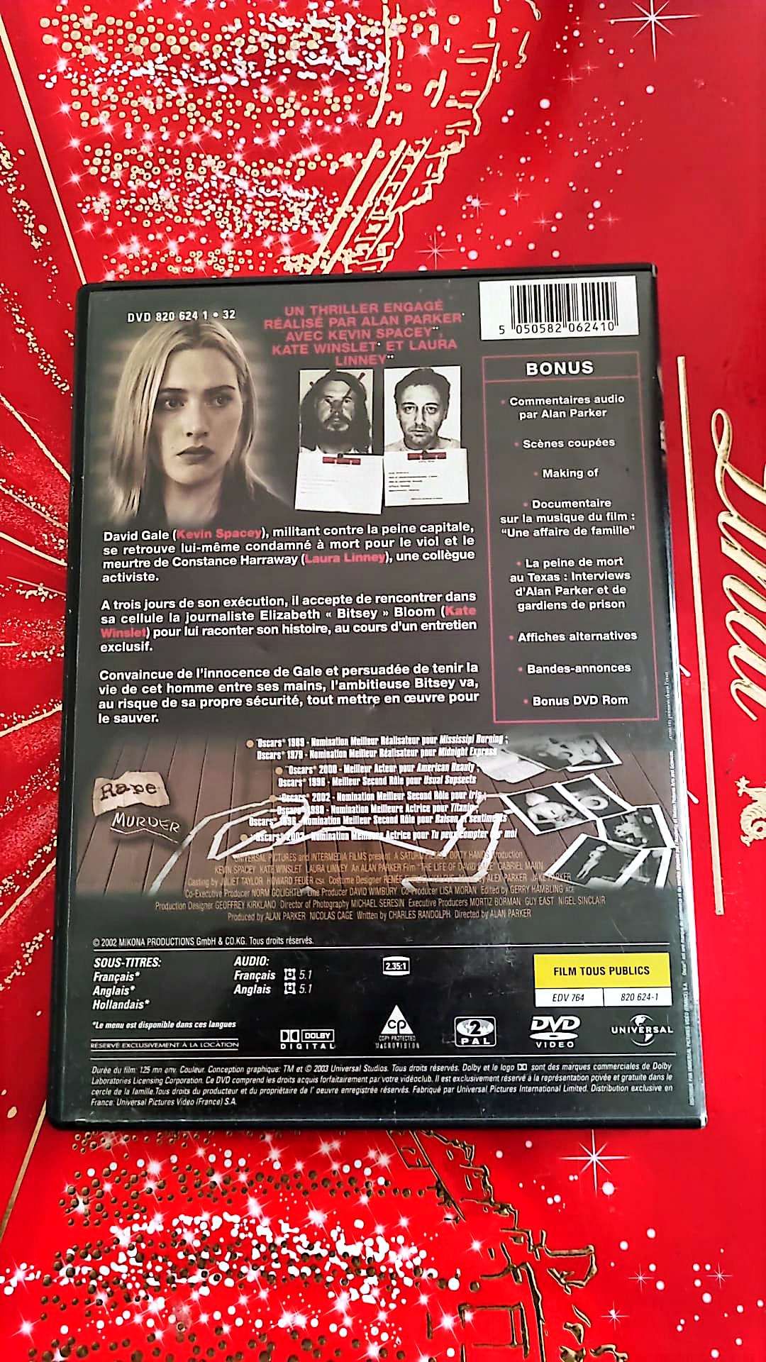 DVD LA VIE DE DAVID GALE