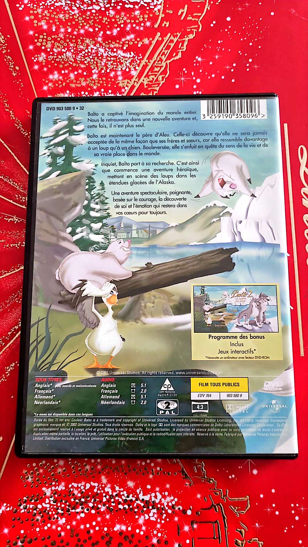 DVD balto 2 : la quête du loup