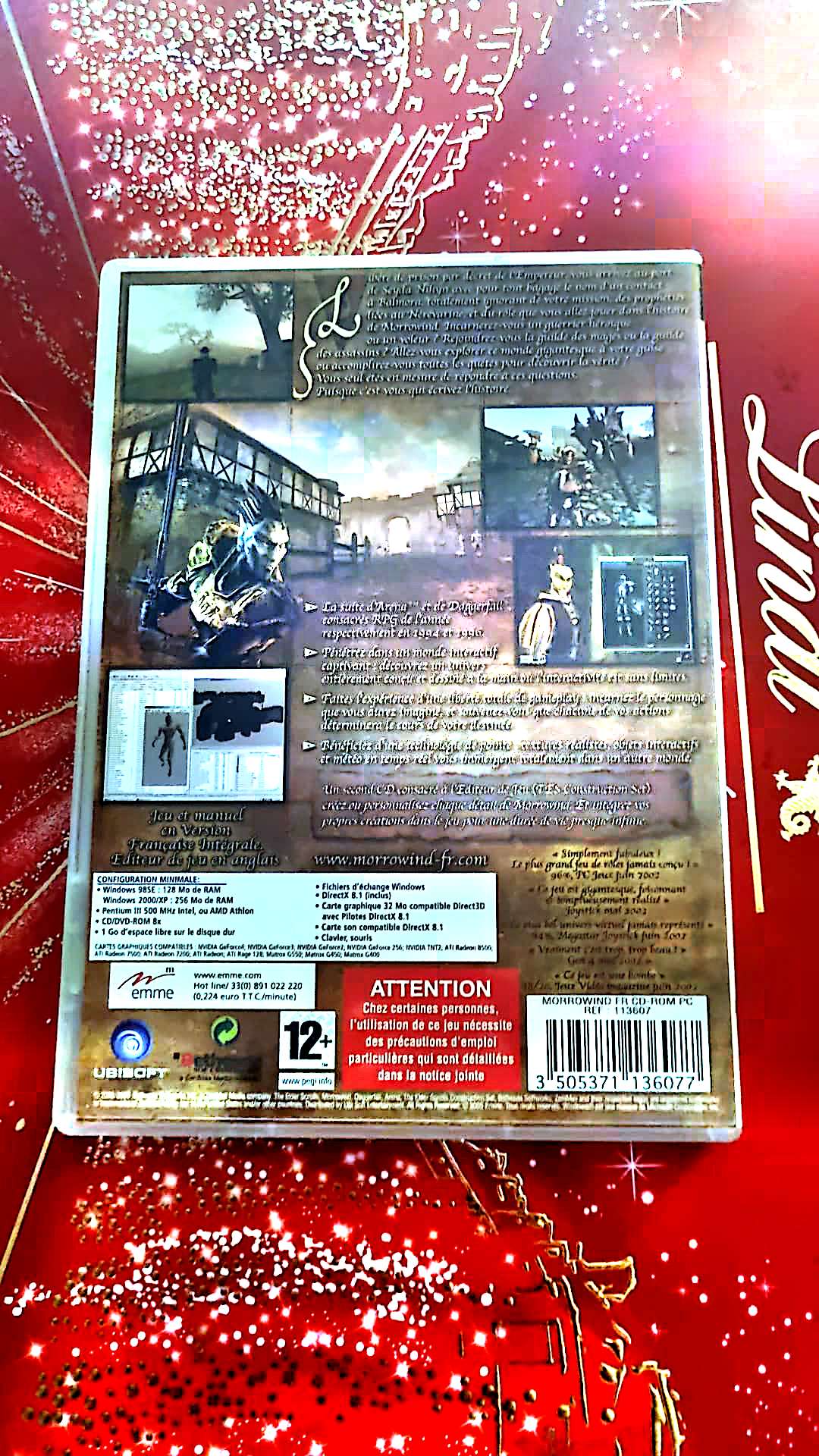 jeu pc gamer for ever the elder scrolls III morrowind