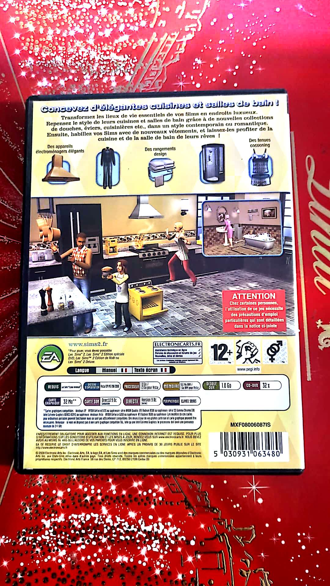 jeu pc les sim 2 cuisine et salle de bain design kit