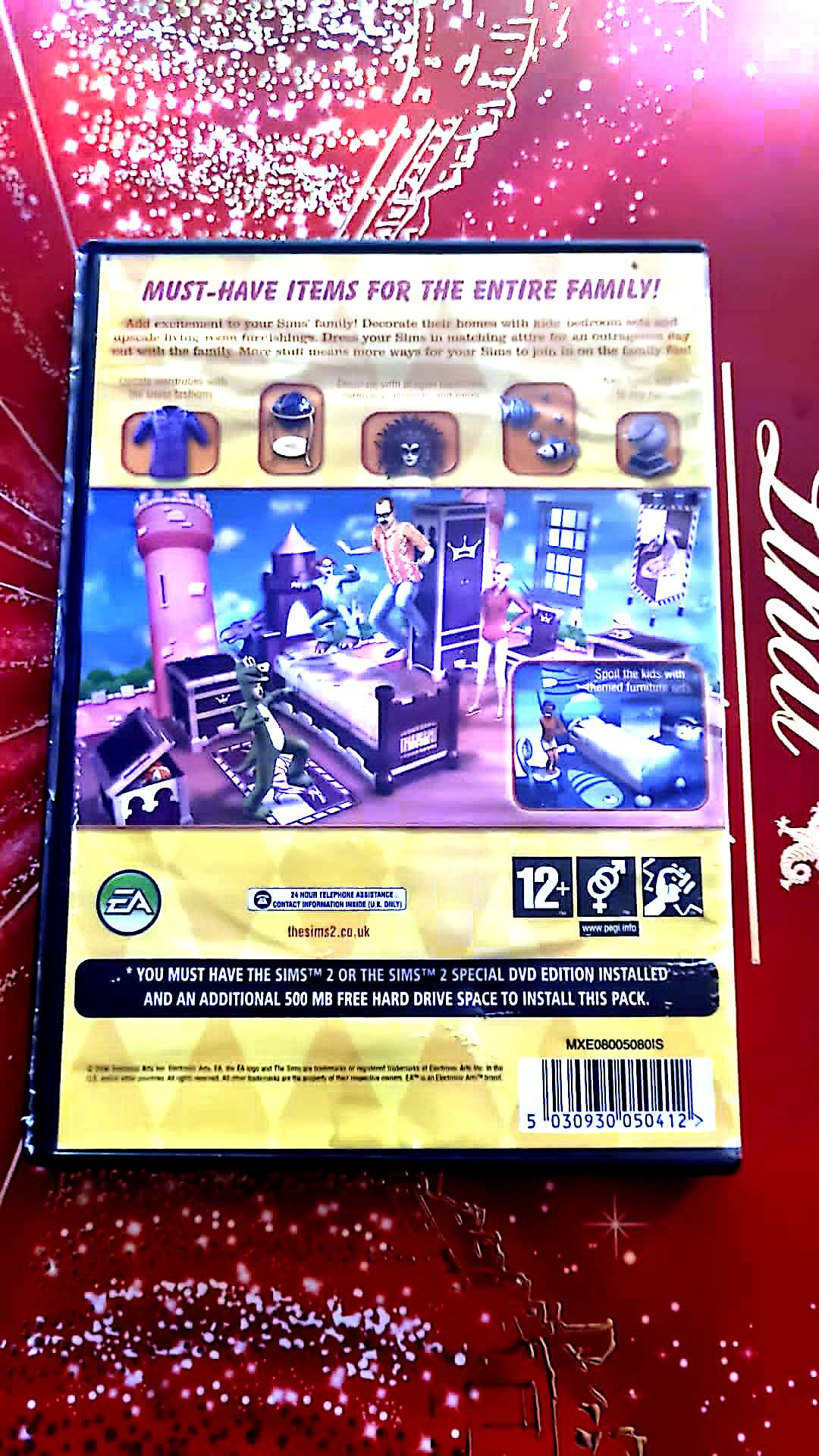 jeu pc the sims 2 family fun stuff