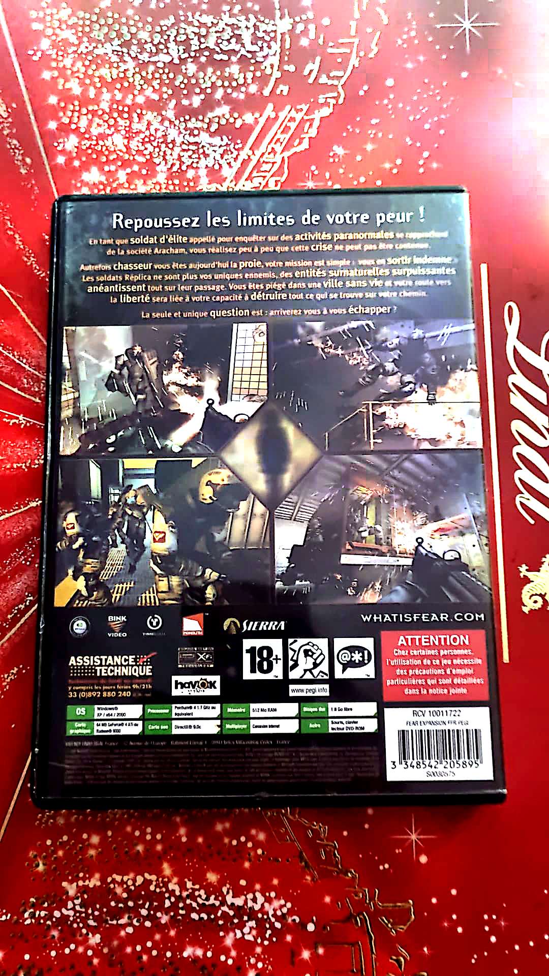 jeu pc fear extraction point