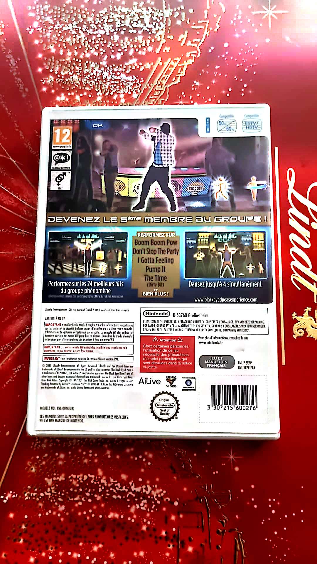 jeu wii the black eyed peas experience