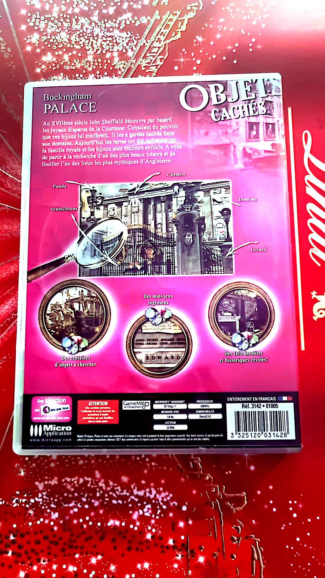 jeu pc objets caches buckingham palace