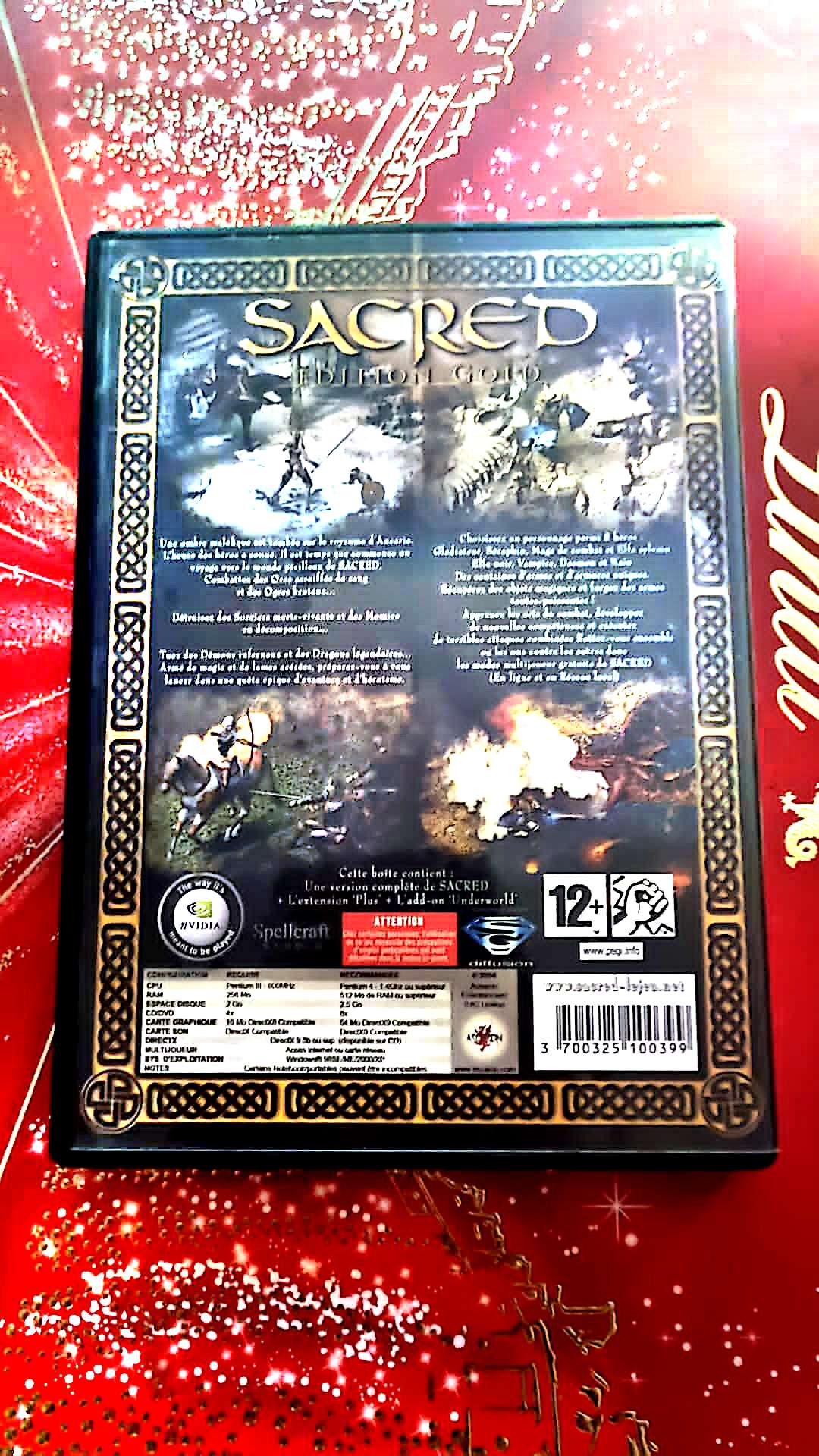 jeu pc sacred edition gold