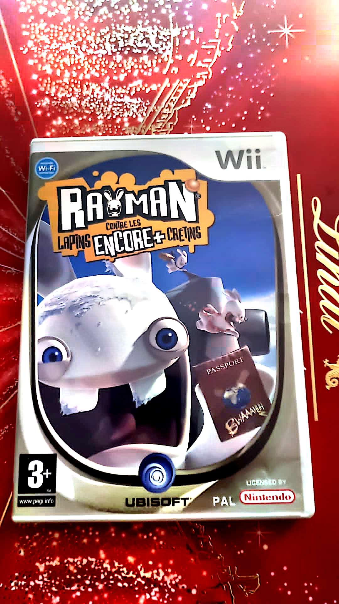 jeu wii rayman contre les lapins encore+cretins