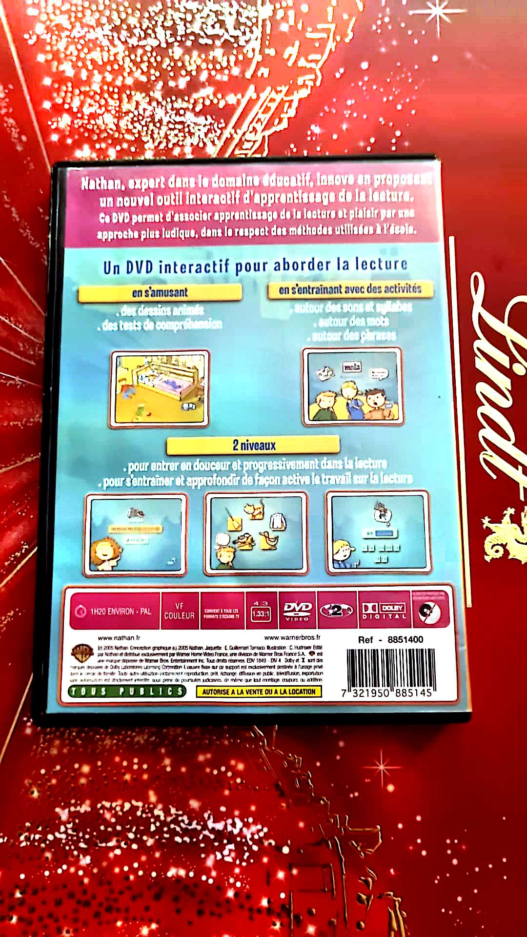 dvd interactif / educatif je lis avec les diabolos