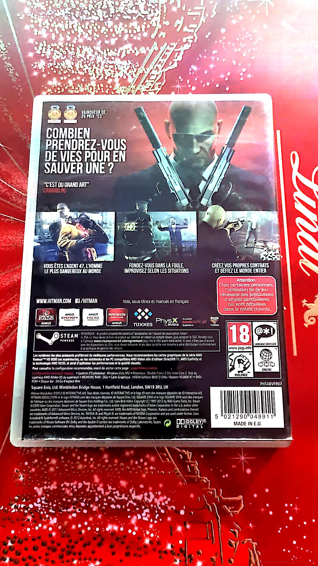 jeu pc hitman absolution