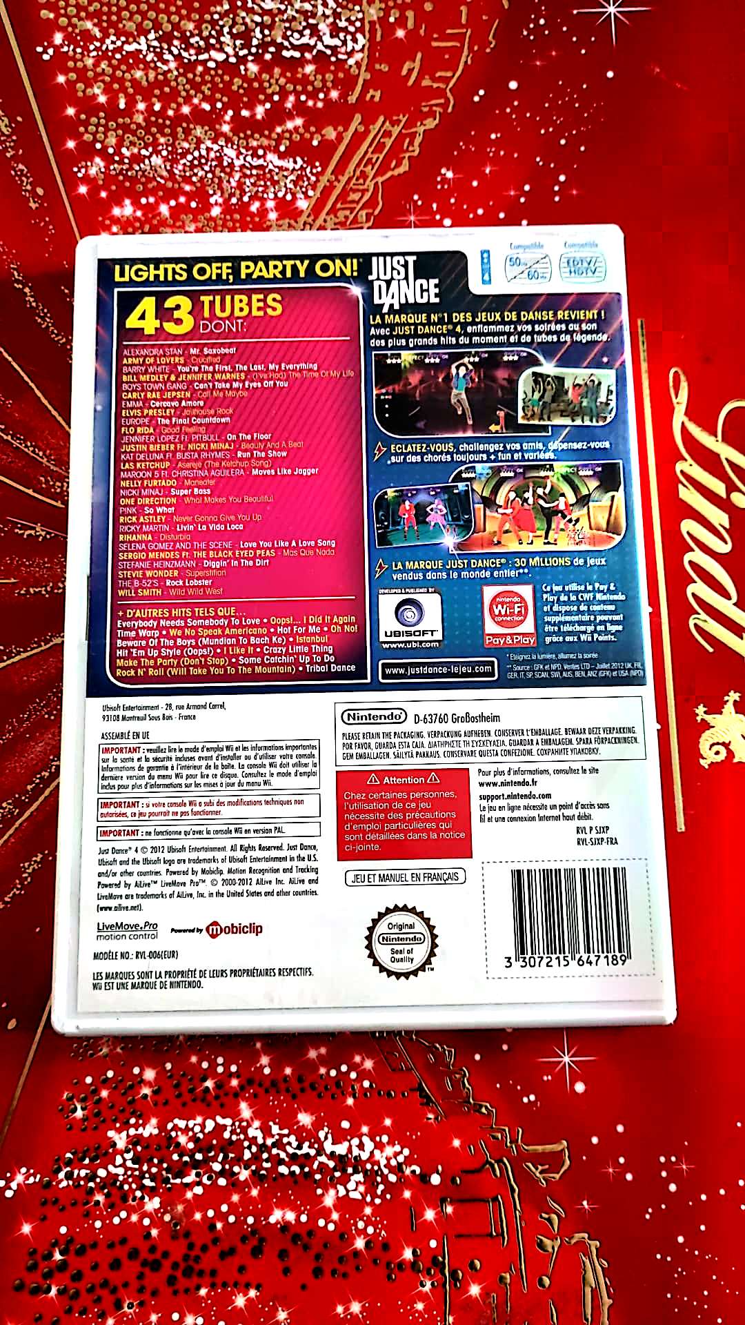 jeu wii just dance 4