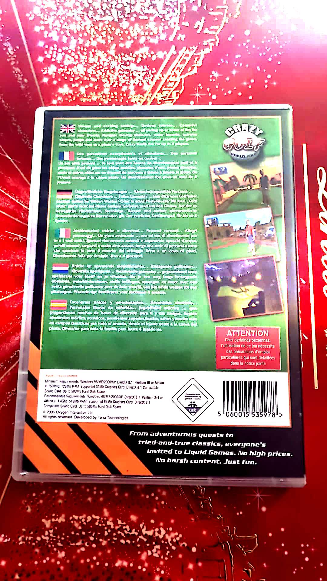 jeu pc crazy golf world tour